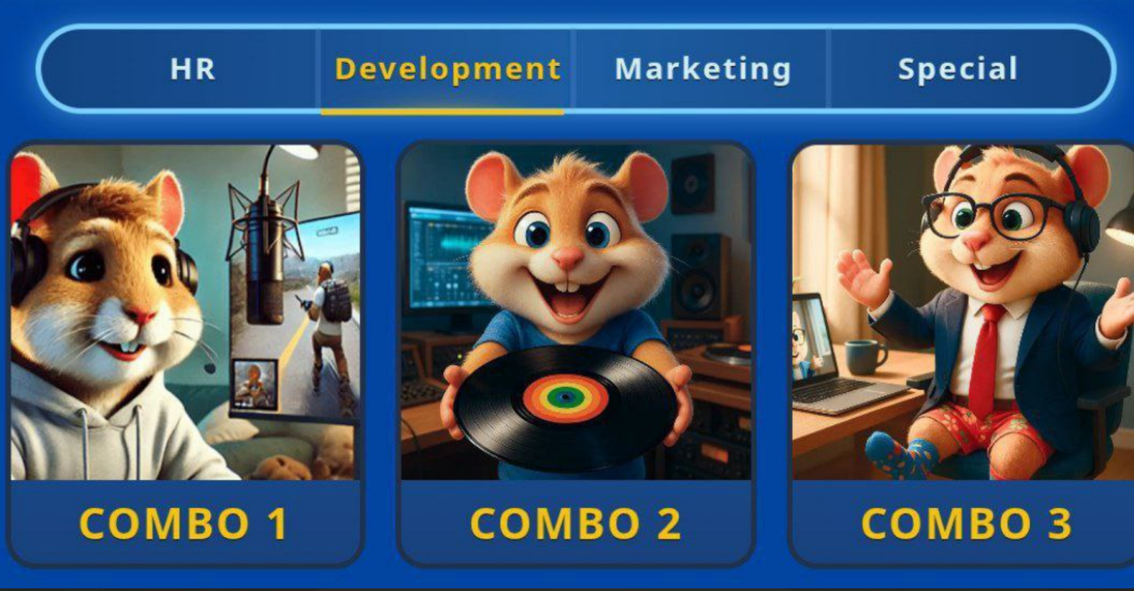 Hamster GameDev комбо сегодня