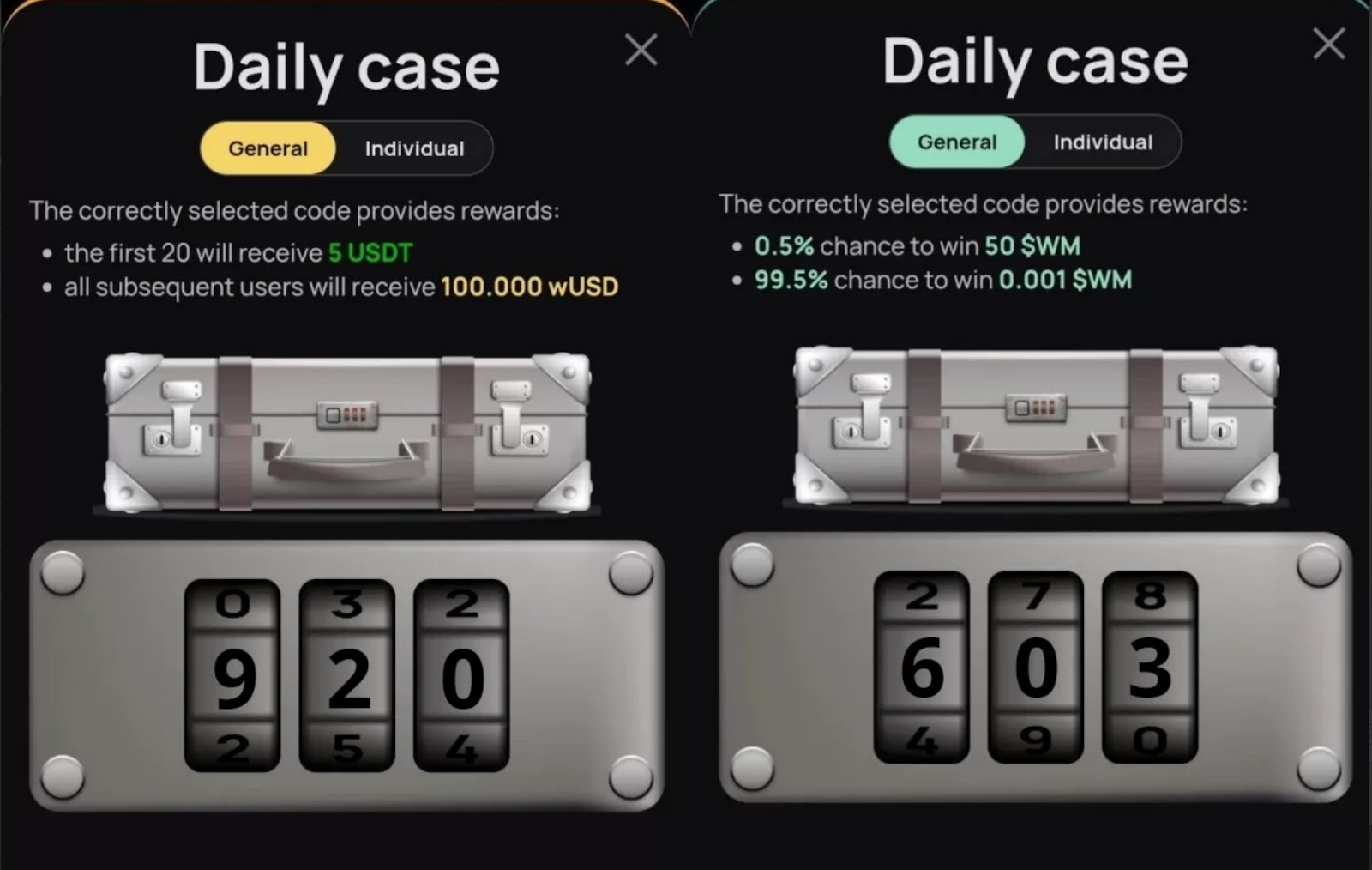 WeMine код сегодня