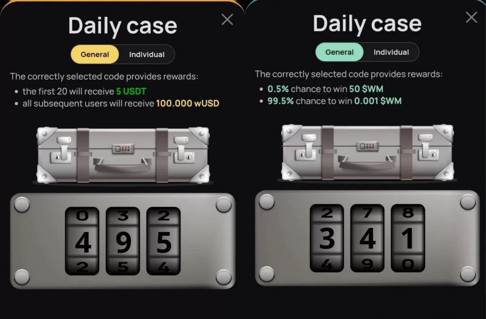 WeMine код сегодня