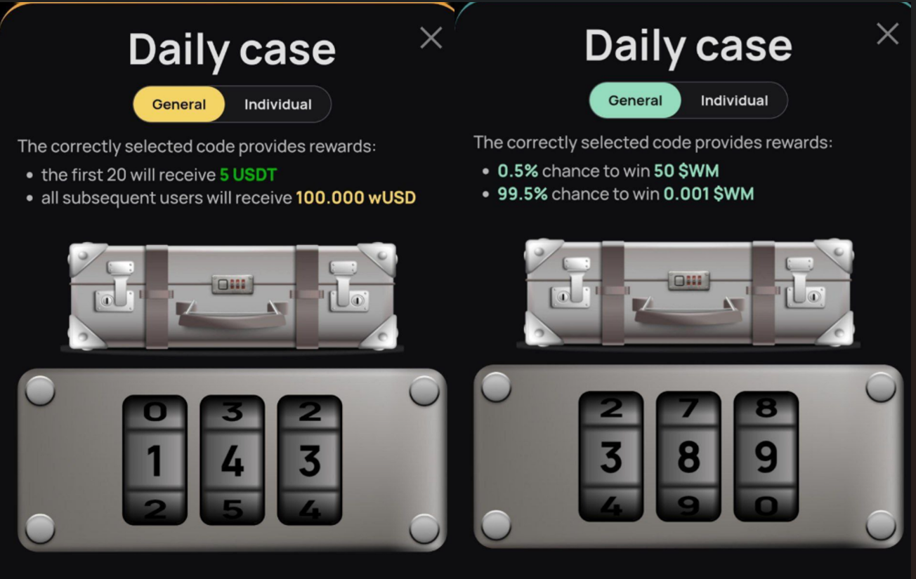 WeMine код сегодня