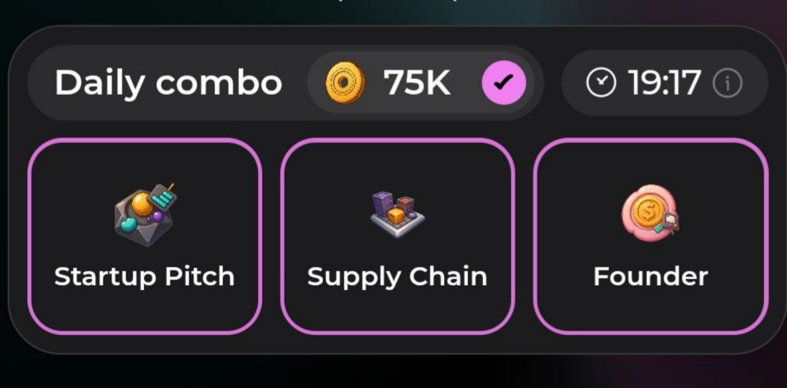 Dropee комбо сегодня