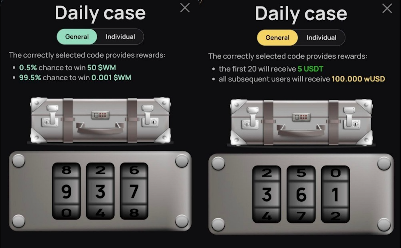 WeMine код сегодня