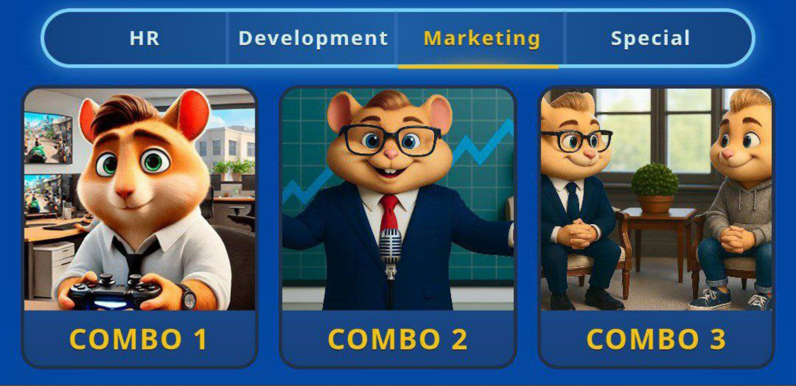 Hamster GameDev комбо сегодня