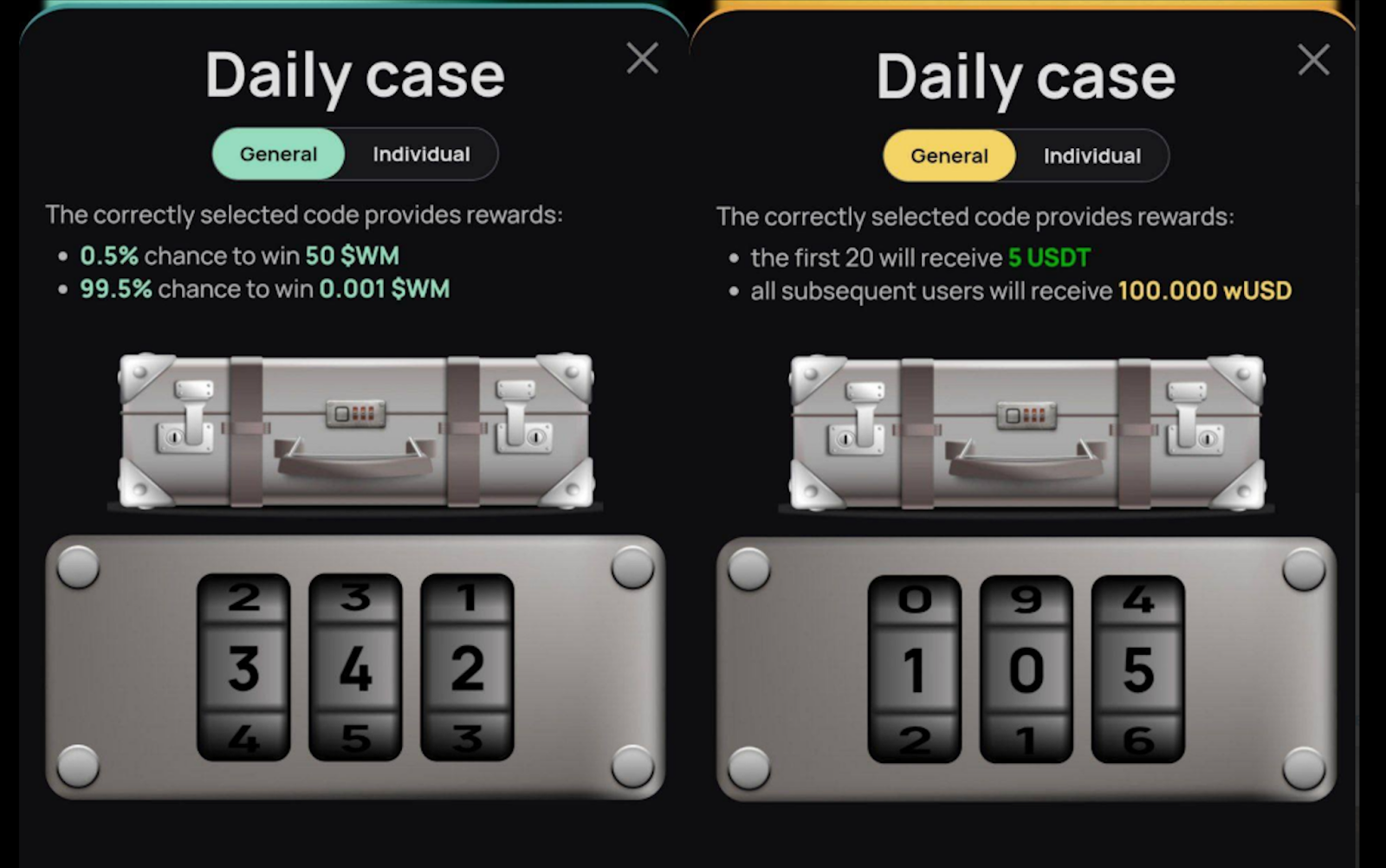 WeMine код сегодня