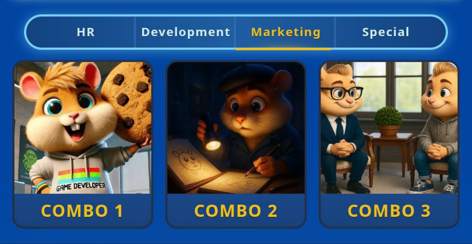 Hamster GameDev комбо сегодня