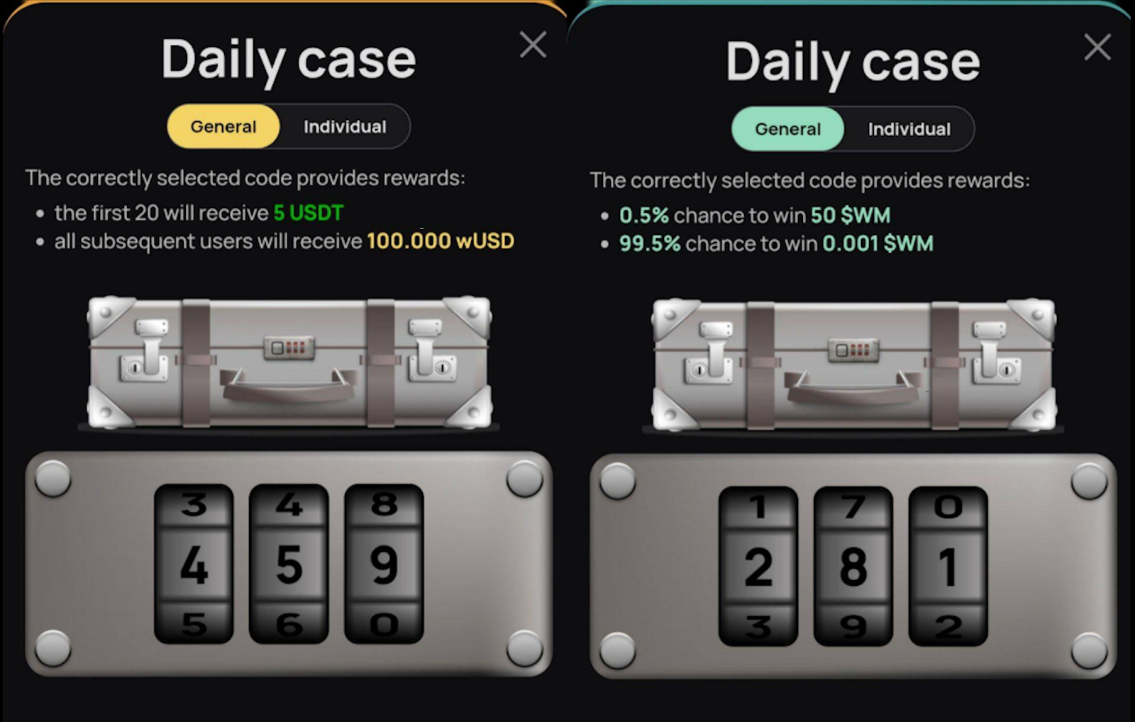 WeMine код сегодня