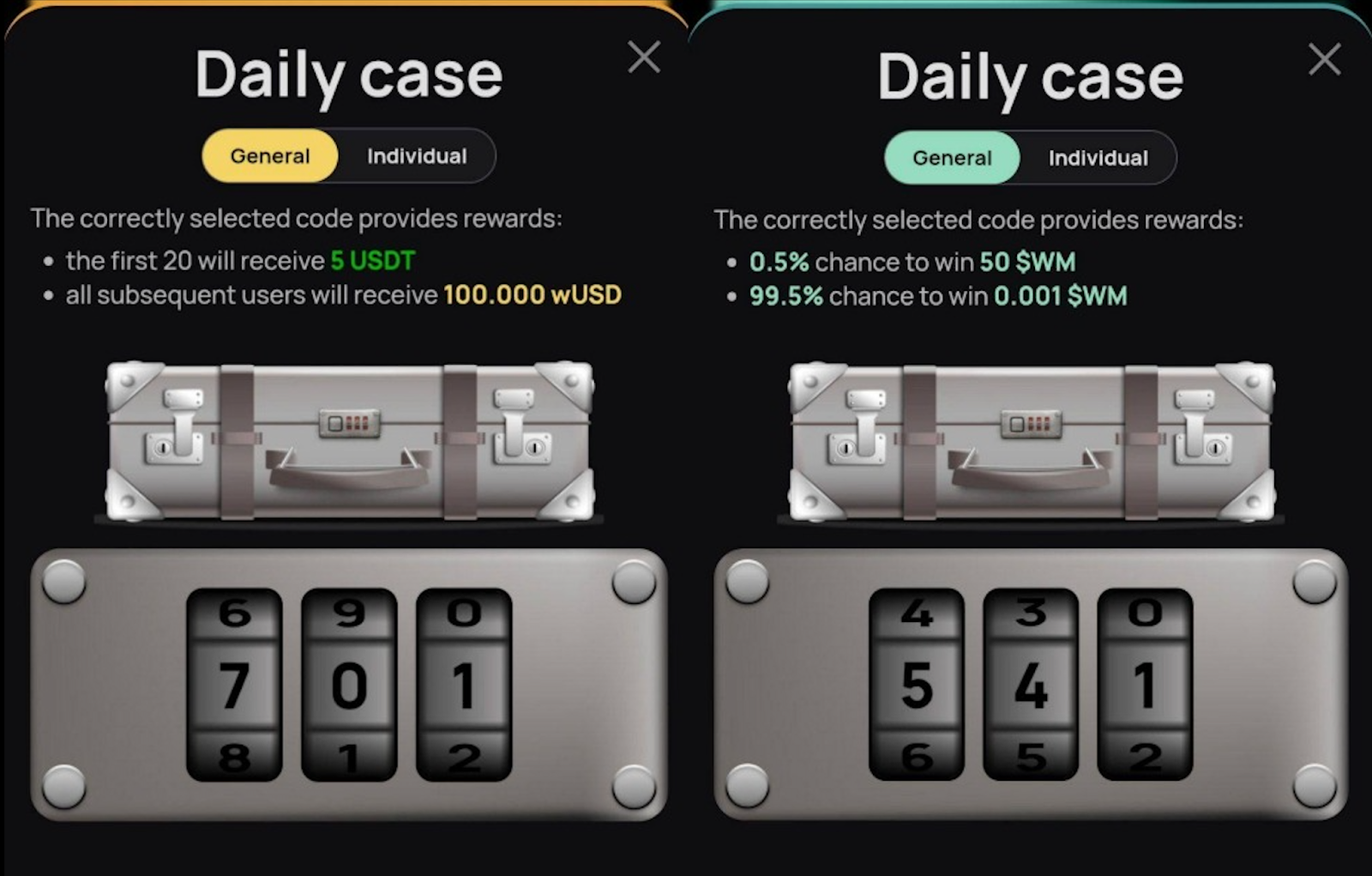WeMine код сегодня