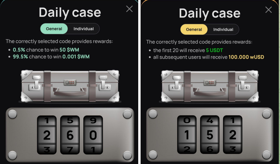 WeMine код сегодня