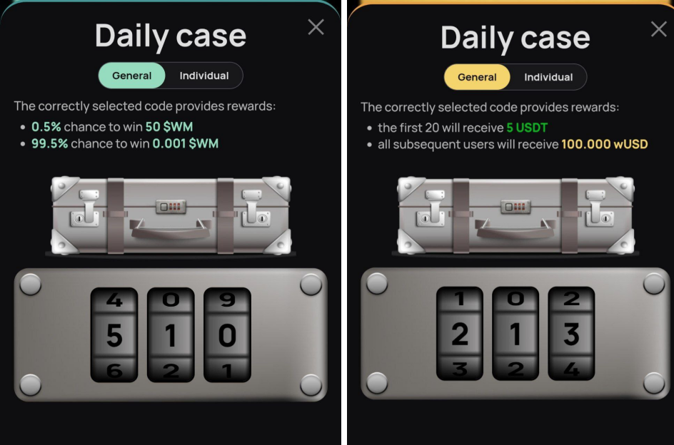 WeMine код сегодня