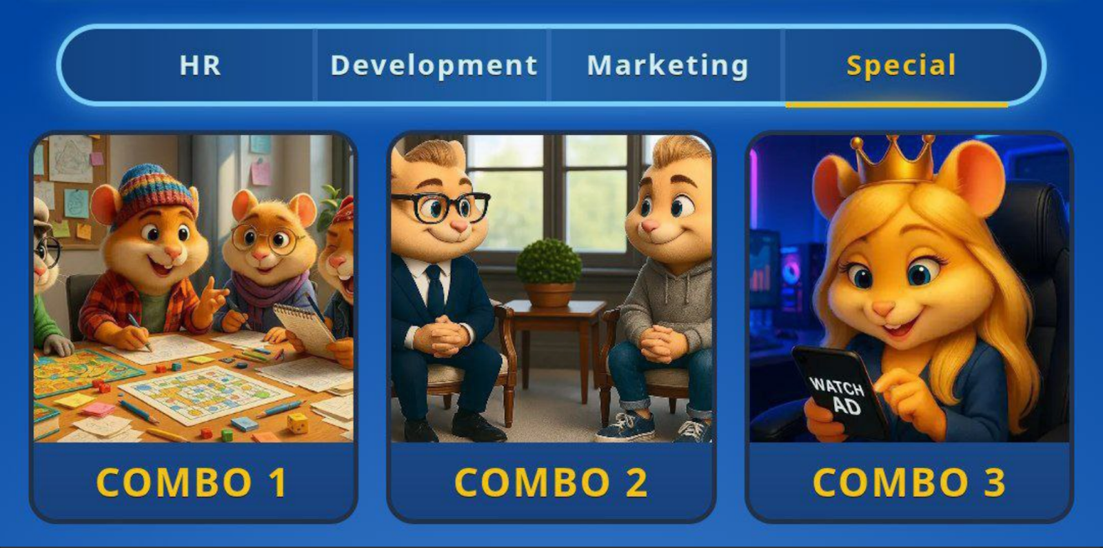 Hamster GameDev комбо сегодня