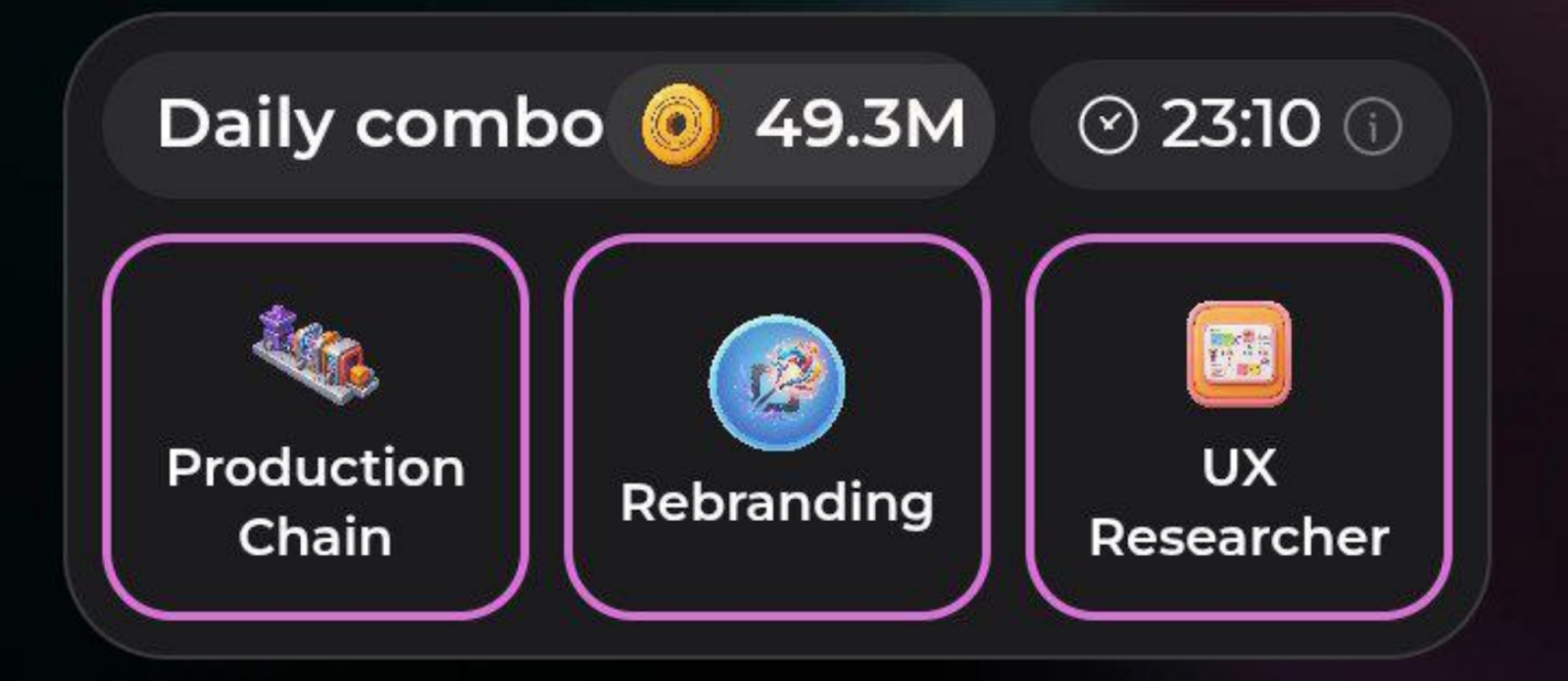 Dropee комбо сегодня