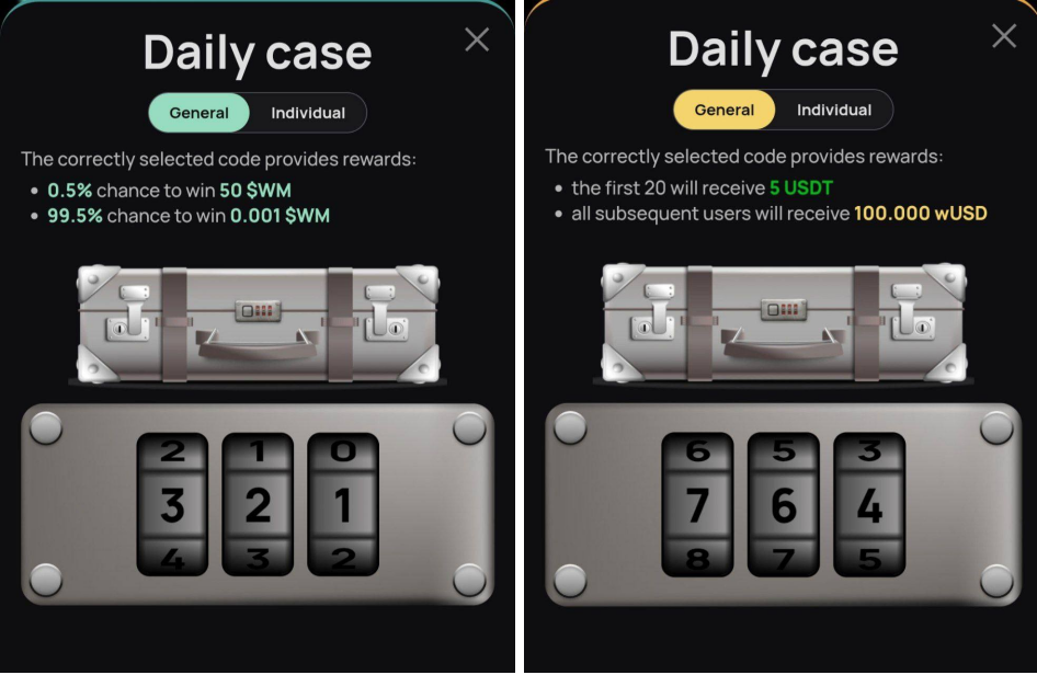 WeMine код сегодня
