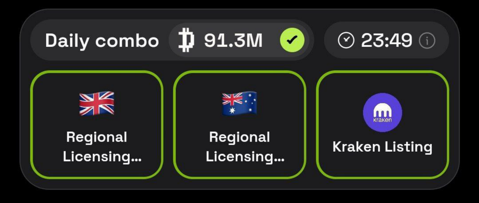 Dropee комбо декабря