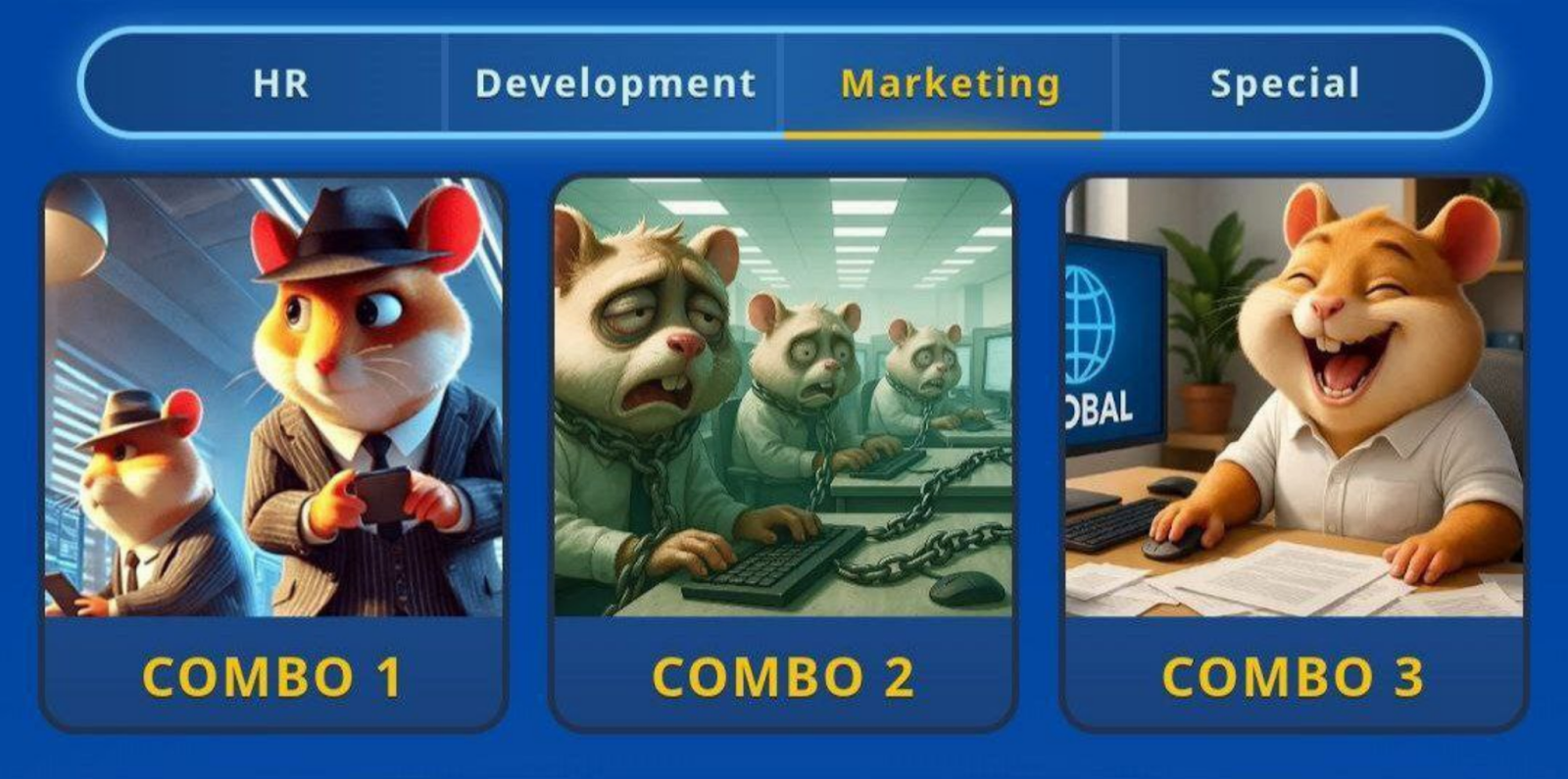 Hamster GameDev комбо сегодня