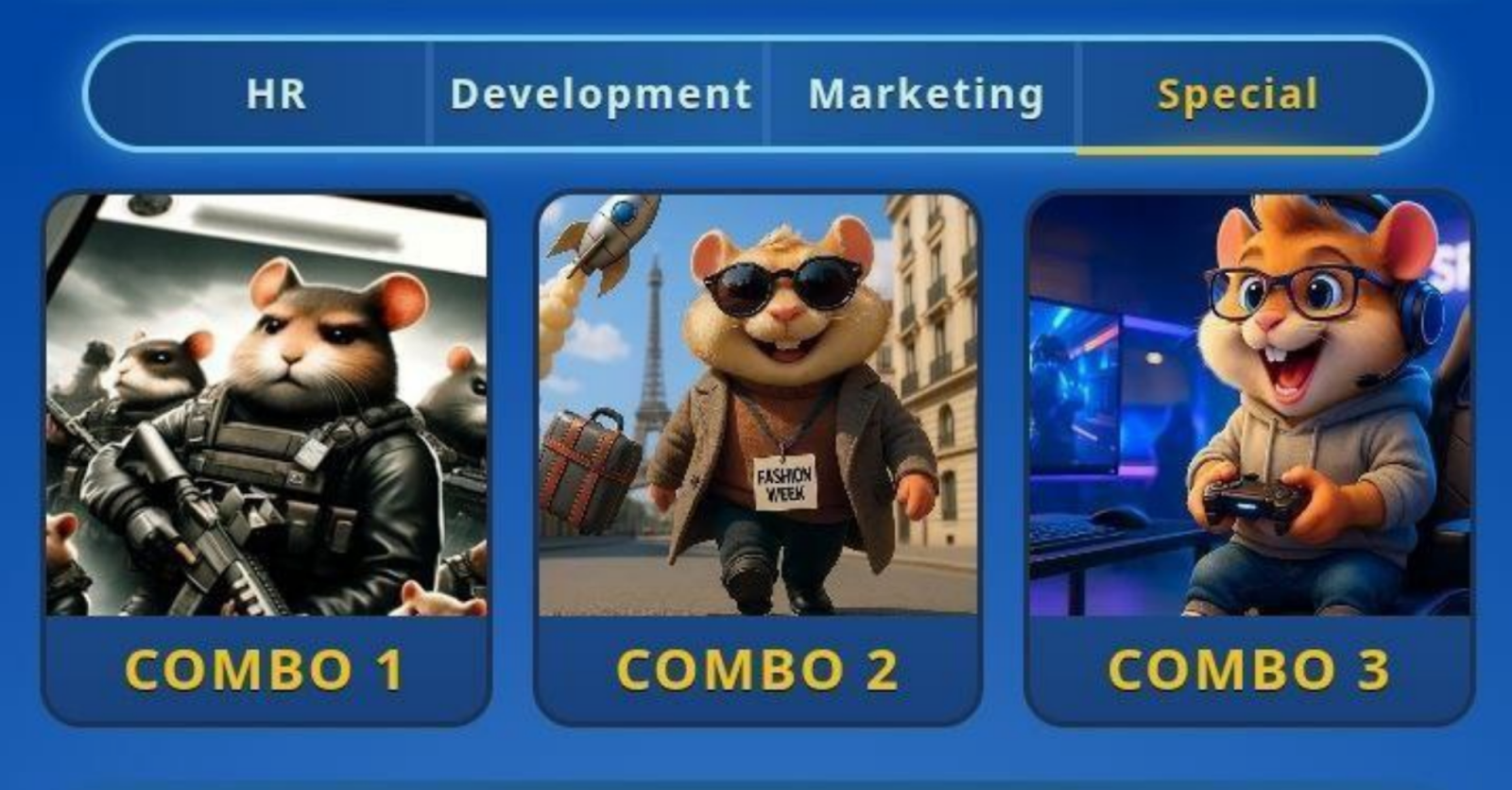 Hamster GameDev комбо сегодня