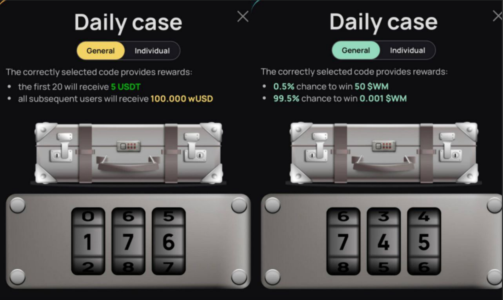 WeMine код сегодня