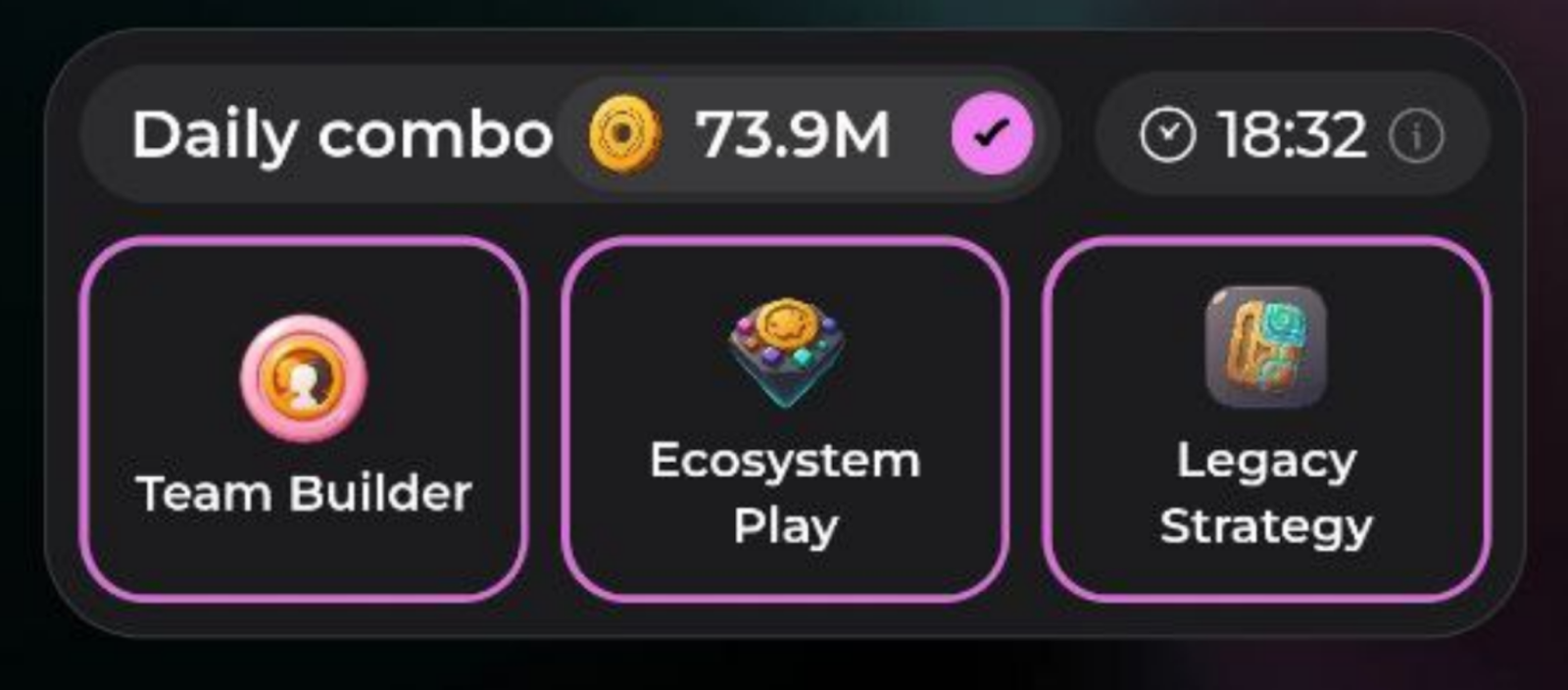 Dropee комбо сегодня